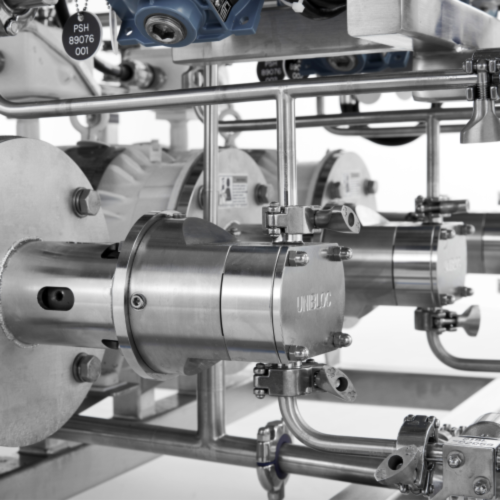 Complex Pump-Driven Blending in a Bioprocess Application